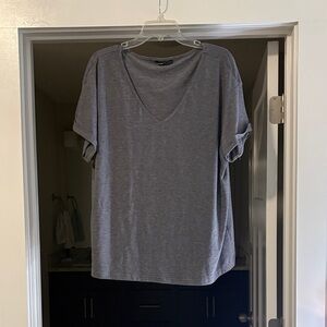 SHEIN Gray Short Sleeve Tee